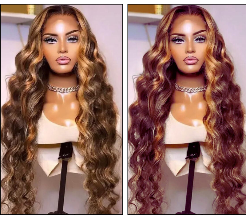 30 inch Transparent 13x4 lace front 100% human Hair